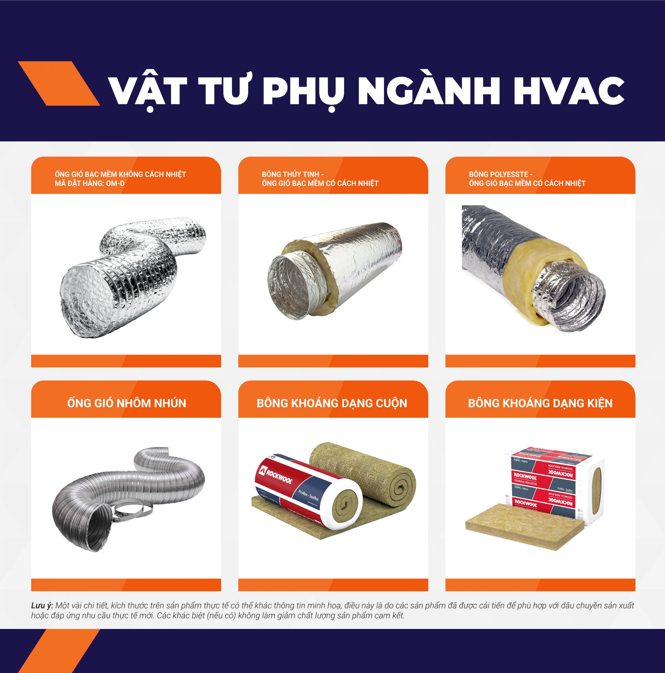 Vật tư phụ - Ngành HVAC - Bách Khoa Việt Nam