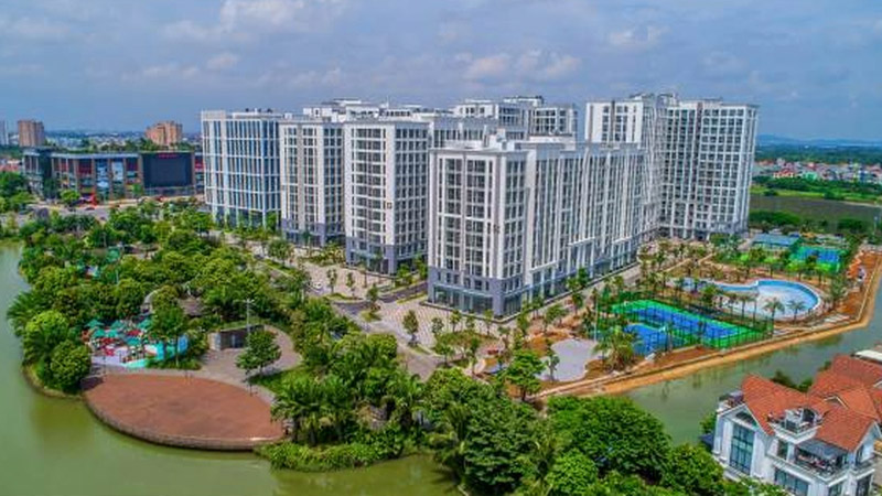 Hình ảnh thực tế dự án Vinhomes Symphony Riverside Long Biên