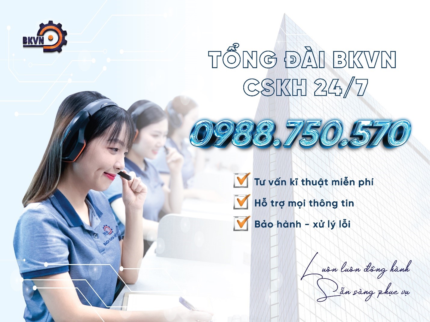 Tổng đài Chăm sóc khách hàng - Bách Khoa Việt Nam