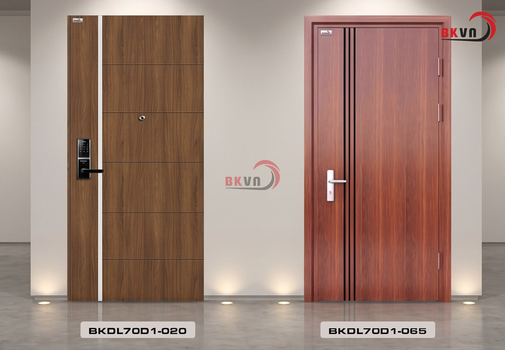 Các mẫu cửa thép phủ Laminate dành cho căn hộ chung cư sang trọng