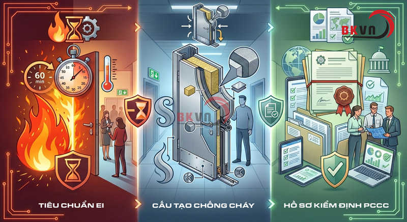 Các quy định cần biết về cửa chống cháy chung cư