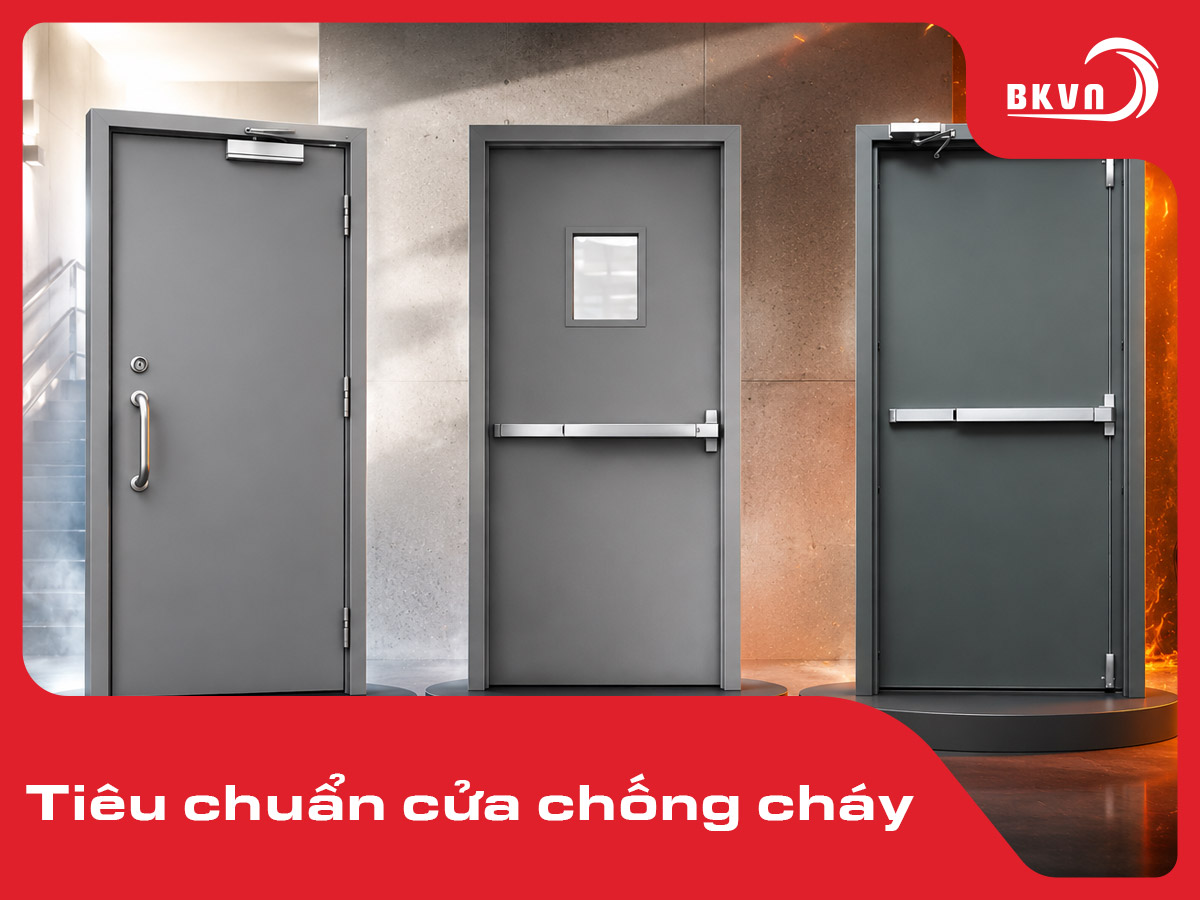 Tiêu chuẩn cửa chống cháy: Quy định, kích thước và cấp độ chịu lửa 