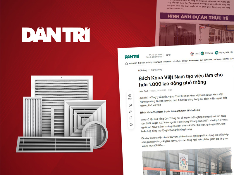 Báo Dân Trí nói về Bách Khoa Việt Nam