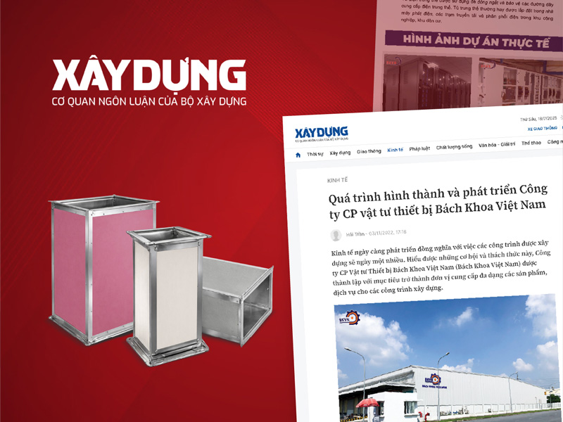 Báo Xây Dựng nói về Bách Khoa Việt Nam