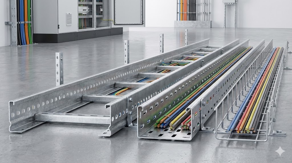 Thang cáp, máng cáp