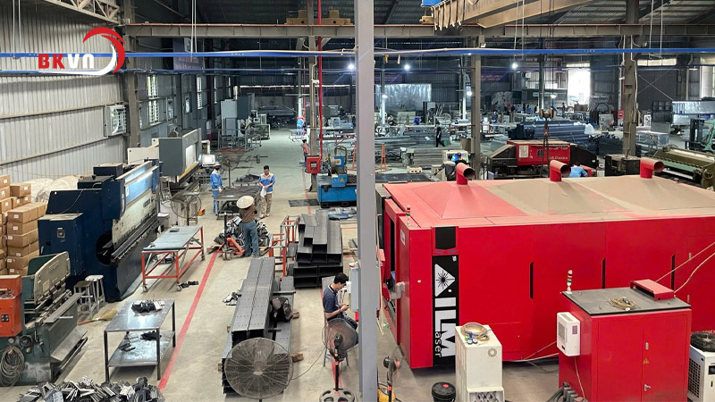 BK Door nổi bật với dây chuyền sản xuất tự động hóa cao