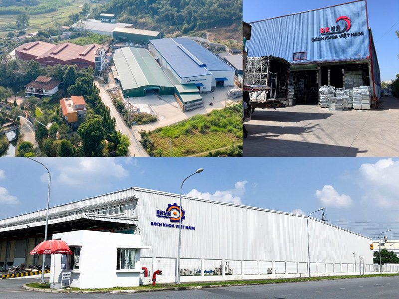 Các nhà máy sản xuất của Bách Khoa Việt Nam