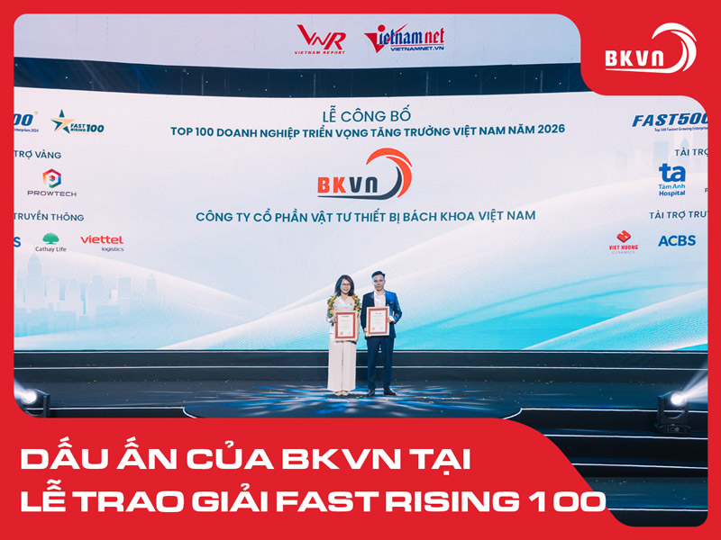 Dấu ấn của BKVN tại lễ trao giải Fast Rising 100 2026