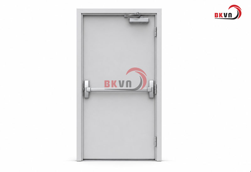 Cửa thoát hiểm 1 cánh có thanh thoát hiểm Panic Bar