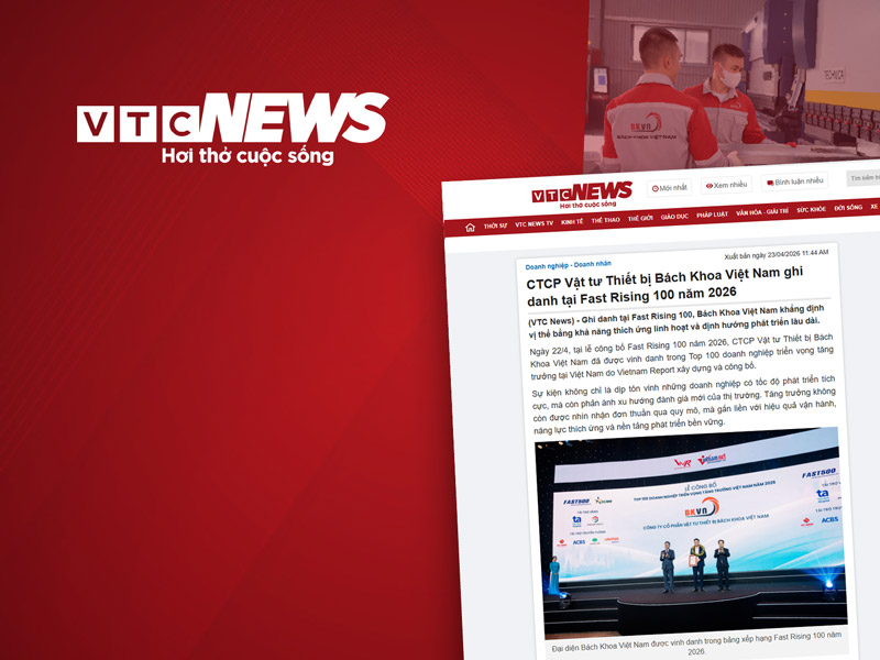 VTC News đưa tin Bách Khoa ghi danh Fast Rising 100 năm 2026