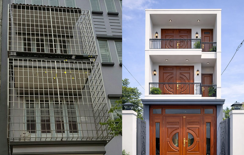Sử dụng cửa chống trộm kết hợp chống cháy chất lượng cao thay thế chuồng cọp là 1 giải pháp an toàn hơn