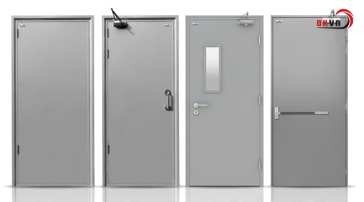 Các mẫu cửa thép thoát hiểm 1 cánh BK Door