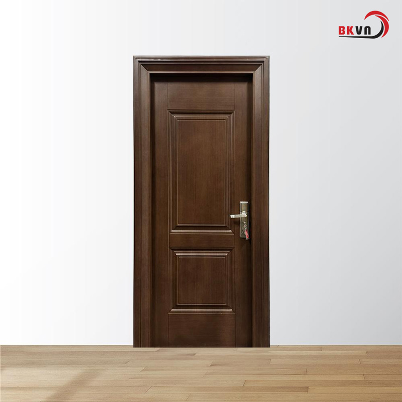 Cửa gỗ chống cháy 1 cánh đẹp, phù hợp với các chung cư 