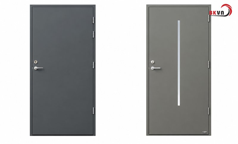 Cửa thép sơn tĩnh điện BK DOOR nhiều mẫu mã
