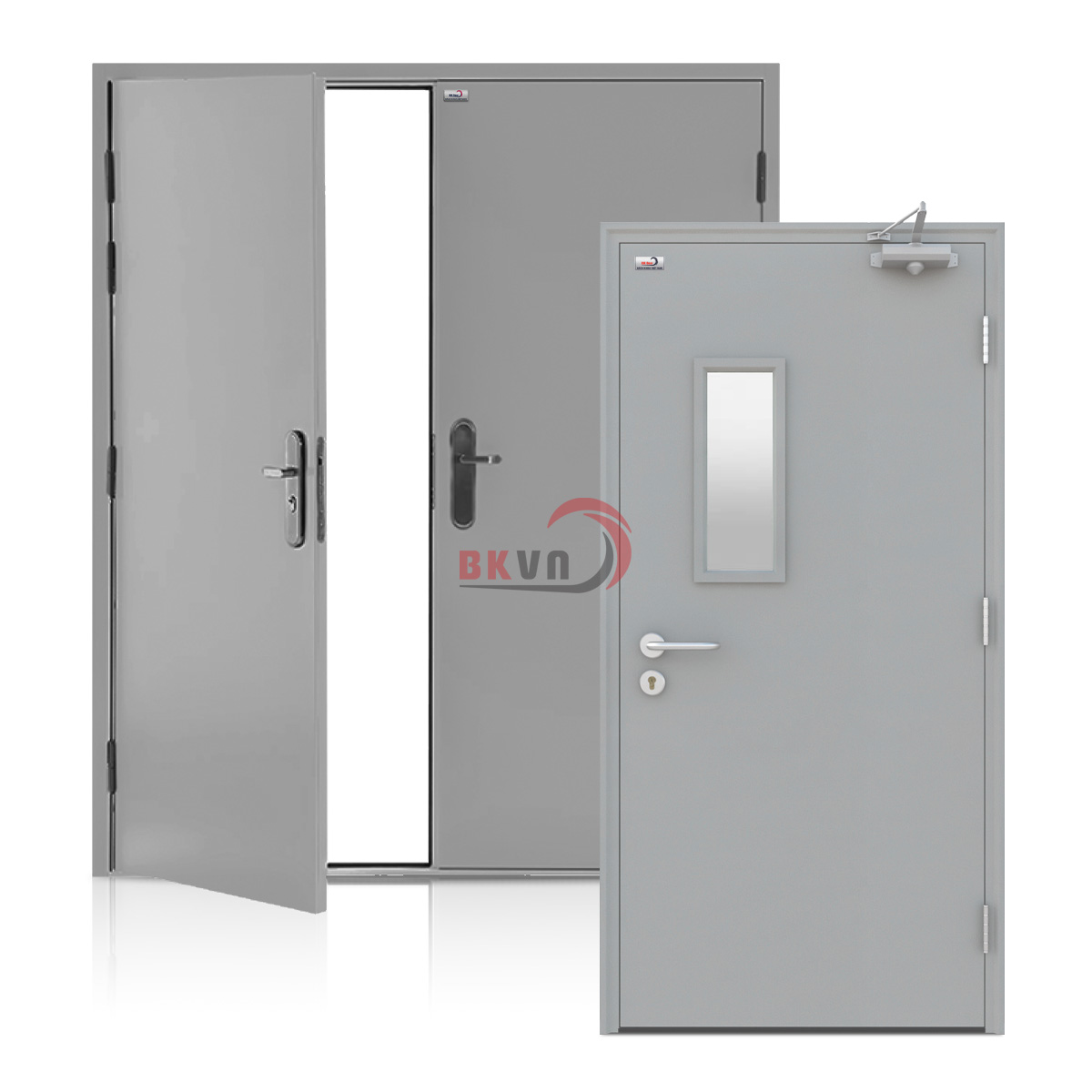 Cửa thép sơn tĩnh điện BK Door