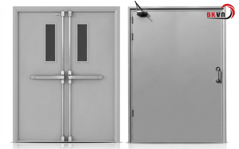 Cửa thép thoát hiểm 2 cánh BK Door
