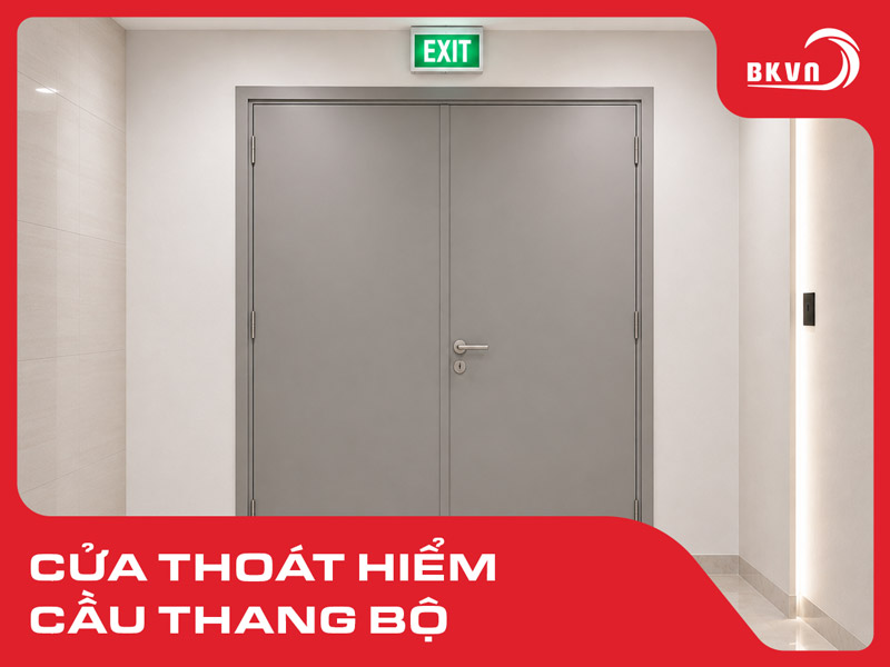Cửa thoát hiểm cầu thang bộ