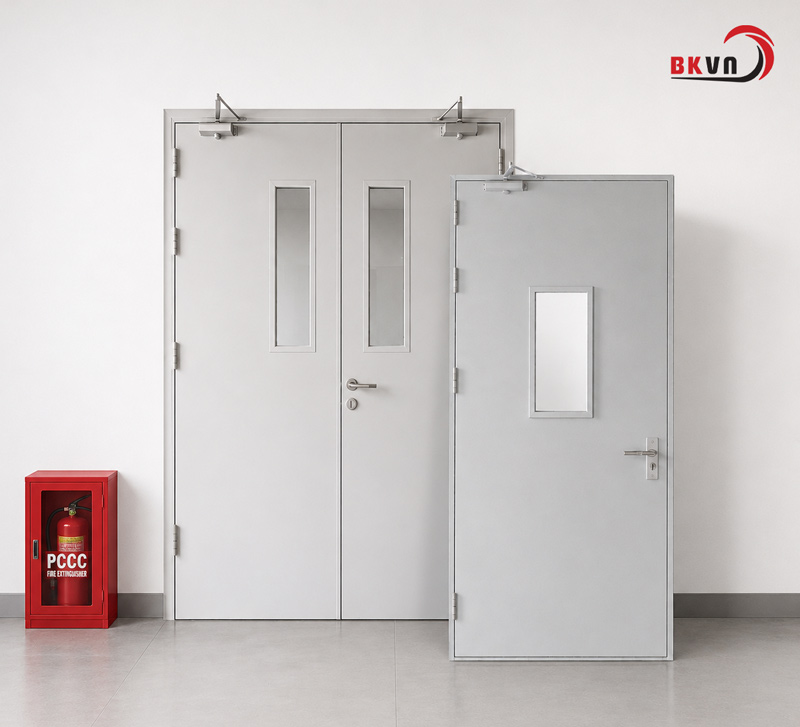 Kích thước tiêu chuẩn cửa chống cháy được quy định như thế nào?