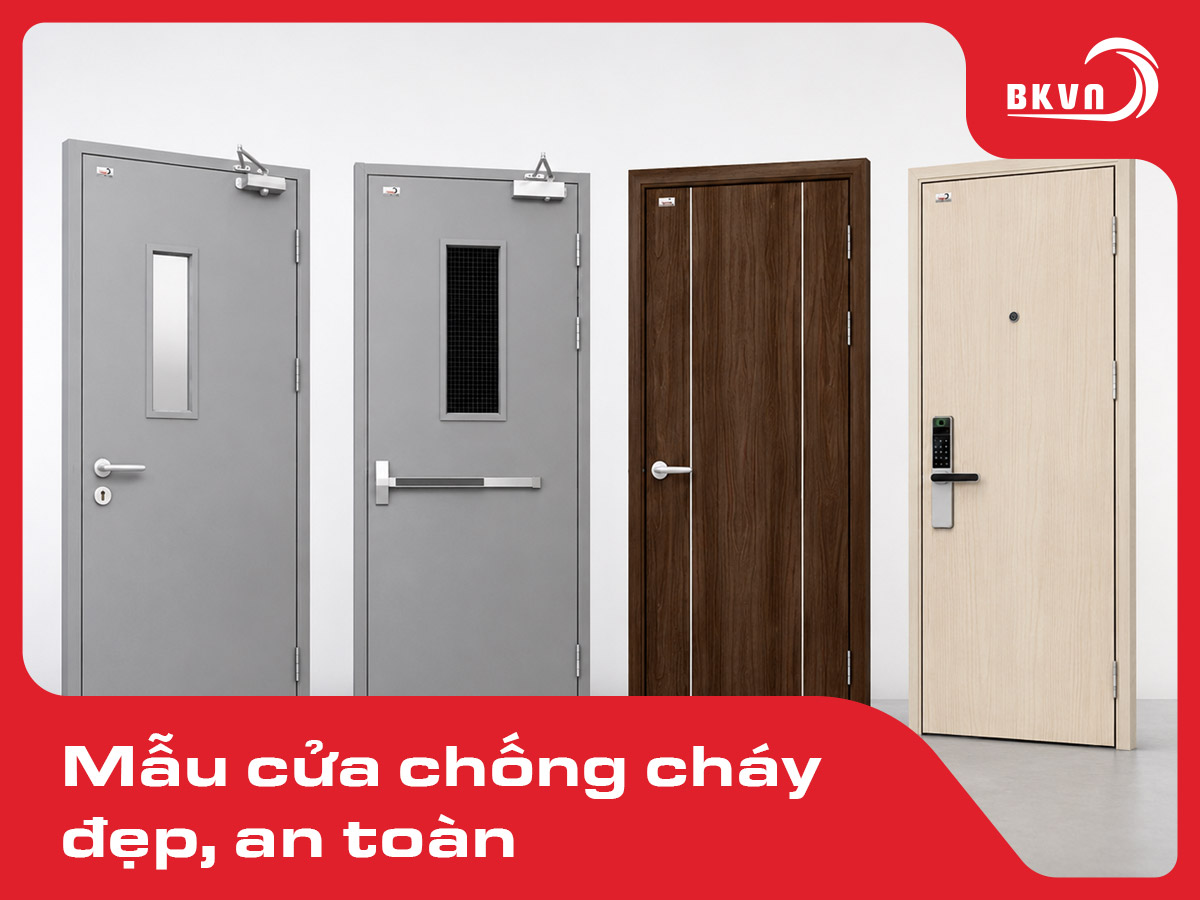59+ Mẫu cửa chống cháy đẹp, an toàn và thịnh hành nhất 2026