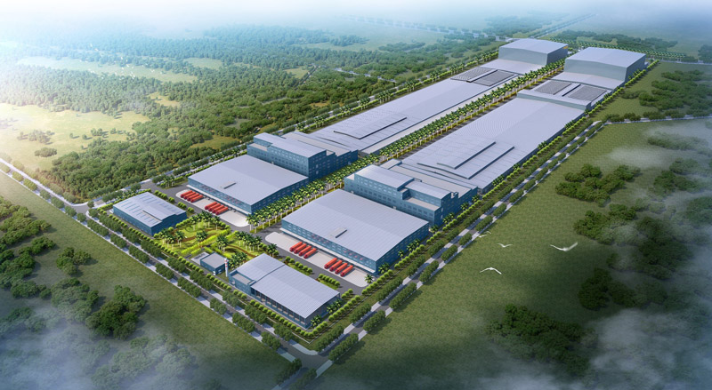 Phối cảnh nhà máy lốp xe Haohua Bình Phước